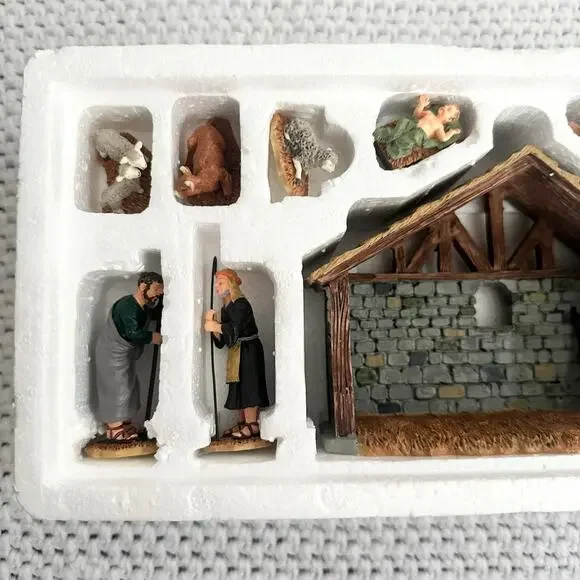 Lemax Village Collection 1999 Poly Resin Nativity Scene Set of 12 Pieces Total - Picture 5 of 7